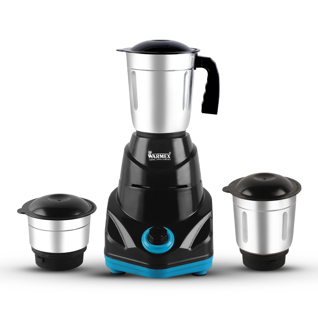 WARMEX HOME APPLIANCES 750W Mixer Grinder for Kitchen with 3 Jars + 2 Years Warranty, Powerful Motor for Efficient Grinding & Blending, Durable & Versatile Appliance, Ideal for Home Cooking Black (B0DDCLDX96) Amazon Price History, Amazon Price Tracker