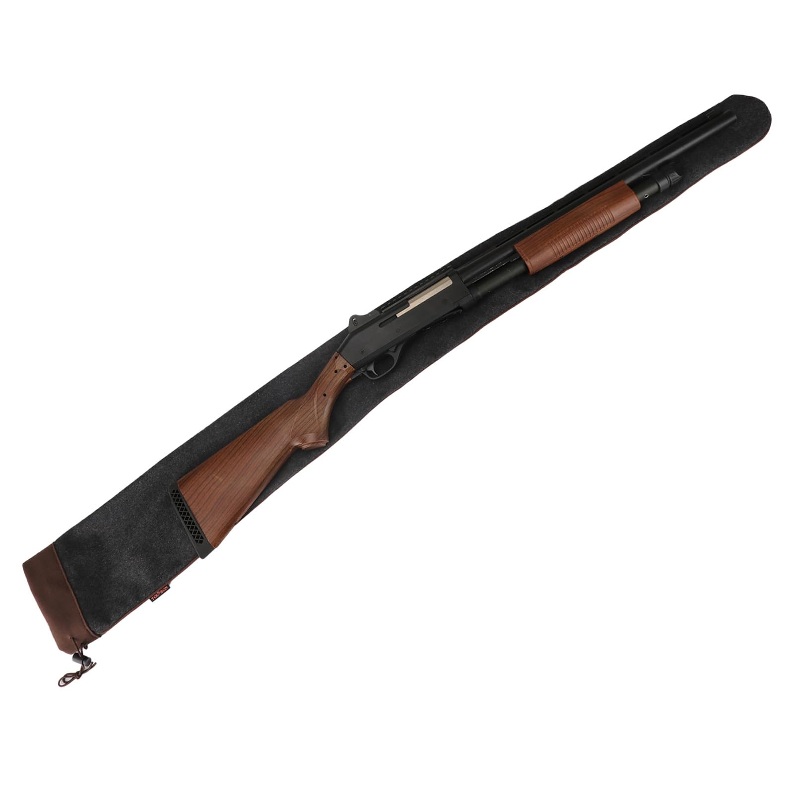 Tourbon - Guaina in tessuto cucito per fucile e pistola, lunga 132,1 cm, con chiusura a cordoncino