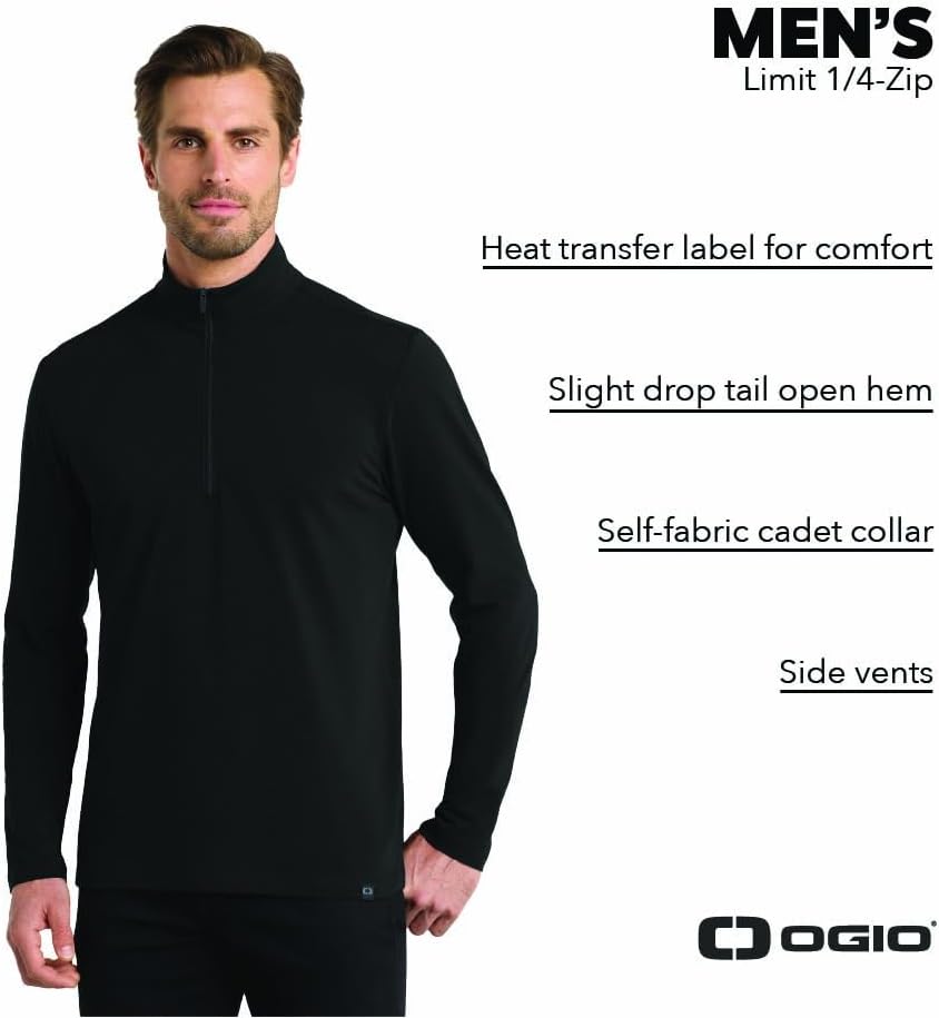 OGIO Unisex Limit Quarter Zip | Lightweight Jacket for Men & Women, Quarter Zip Pullover - Image 4