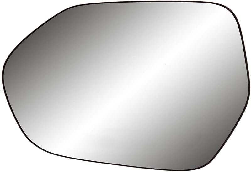 Vidro de espelho retrovisor esquerdo Fit System para Toyota Camry e Corolla – com placa de suporte