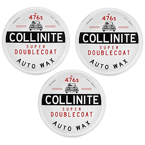 Collinite 476 Super Doublecoat Paste Wax - High Gloss Shine + Ultra Durable Hydrophobic Beading &...