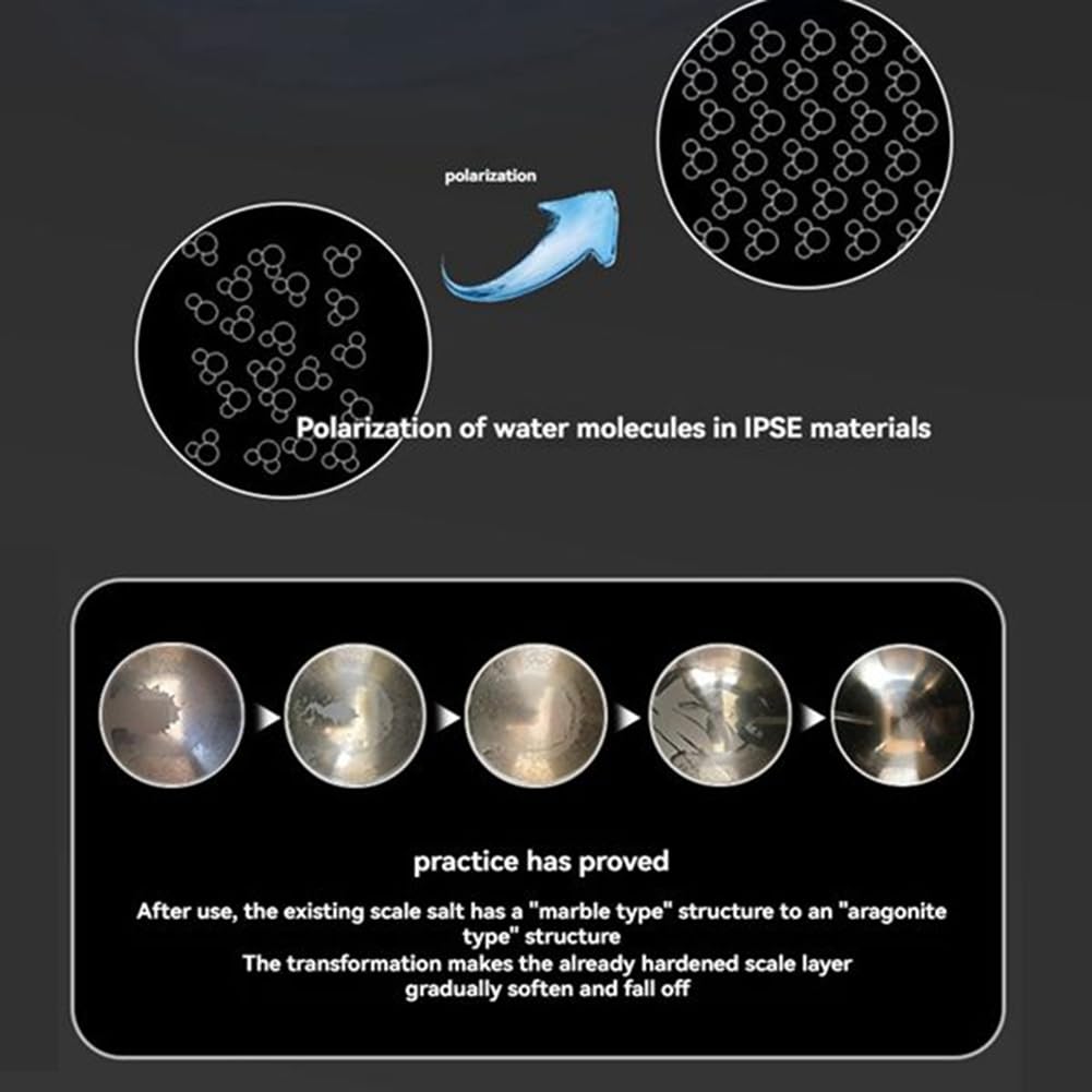 Adoucisseur Central D'Eau pour Toute, Filtre Anti-Calcaire pour Prévenir le Dépôt de Calcaire sur les Tuyaux D'Eau, les Toilettes Intelligentes et les Chaudières avec Interface 3/4.