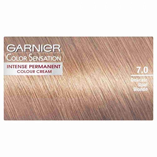 3 x Garnier Color Sensation Intense Permanent Colour Cream 7.0 Delicate Opal Blonde - Image 3