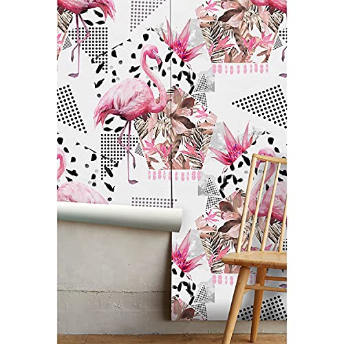 Papier peint intissé Flamingo Coloray grand format - 5