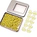 NELJIBEHU 60 Pcs Yellow Duck Paper Clips,Duck Gifts for Women, Duck Decor Accessories for Duck Lovers