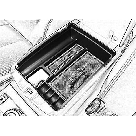 kaungka Car Glove Box Car Center Console Tray Armrest Storage Box Organizer Secondary Storage Box Insert Glove Compartment Car Accessories Compatible with 14-20 Nissan Xtrail X Trail Qashqai Cover
