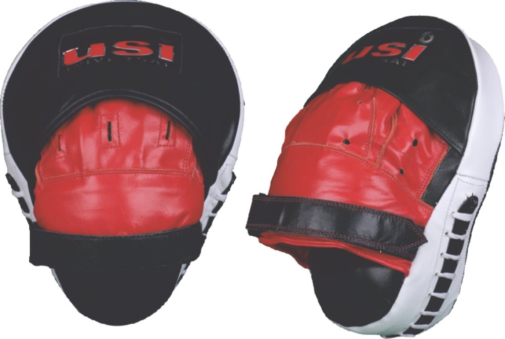 USI UNIVERSAL THE UNBEATABLE 627M Immortal Moulded Hide Leather Focus Pads Curved Padded for Boxing & Martial Arts Training Fitness Training Punching Focus Target Pads For Men & Women (B01MYN4T8P) Amazon Price History, Amazon Price Tracker
