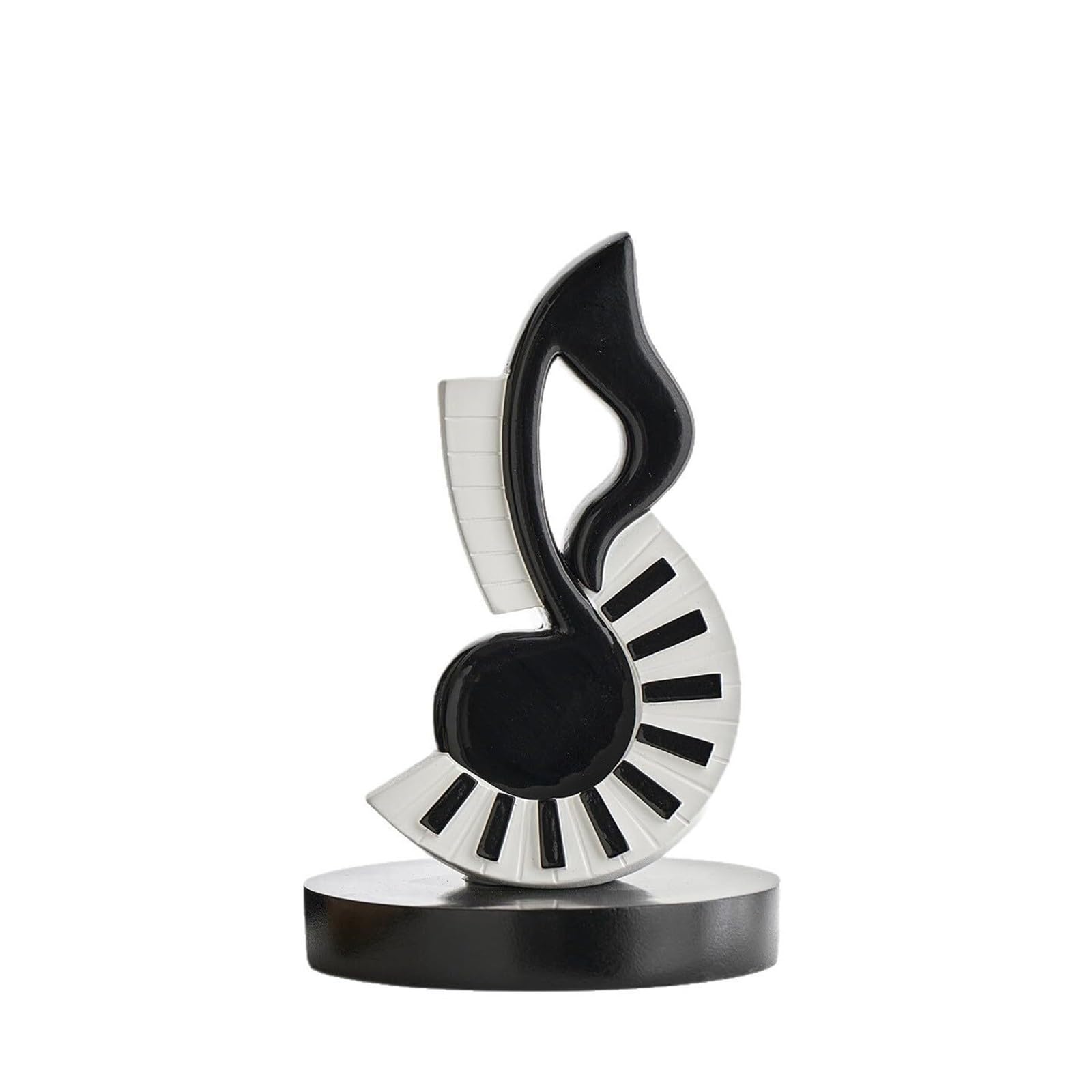 Yofab Office Cubicle Decor Music Note Decor Musical Statue Decoration Table Centerpiece Sculptur Coffee Table Centerpiece(Eighth Note)