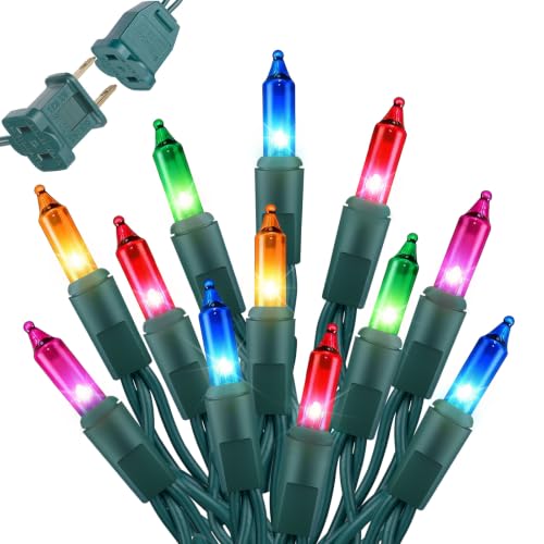  100 Count Multi-Colored Christmas Incandescent Mini String Lights - image 1