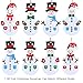 Max Fun DIY Felt Snowman Games Set with58Pcs Crafts Kit Wall Hanging Xmas Gifts for Christmas Winter Holiday Party Decorations (Snowman)