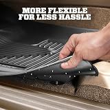 Husky Liners Seria Weatherbeater | Podłogi na przednie i drugie siedzenie, czarne, 95731, pasuje do Toyota Camry 2018-2022, bez modeli hybrydowych, 3 szt