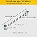 Door Hinge Adjustment Tool,Hinges Gap Adjusting Wrench, Door Hinge Repair Tool, Inner Diameter Ranging from 0.55in to 1in (All) (Small)