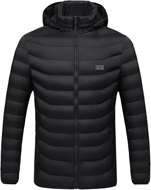 Electric Gilet Heated Vest with Power Bank Heated Bodywarmer Light Mens Jackets Zipper Heated Vest Outdoor Jacket Washable Men's Warm with Pocket Coat Men's Coats & Jackets Boys Windbreaker Jacket