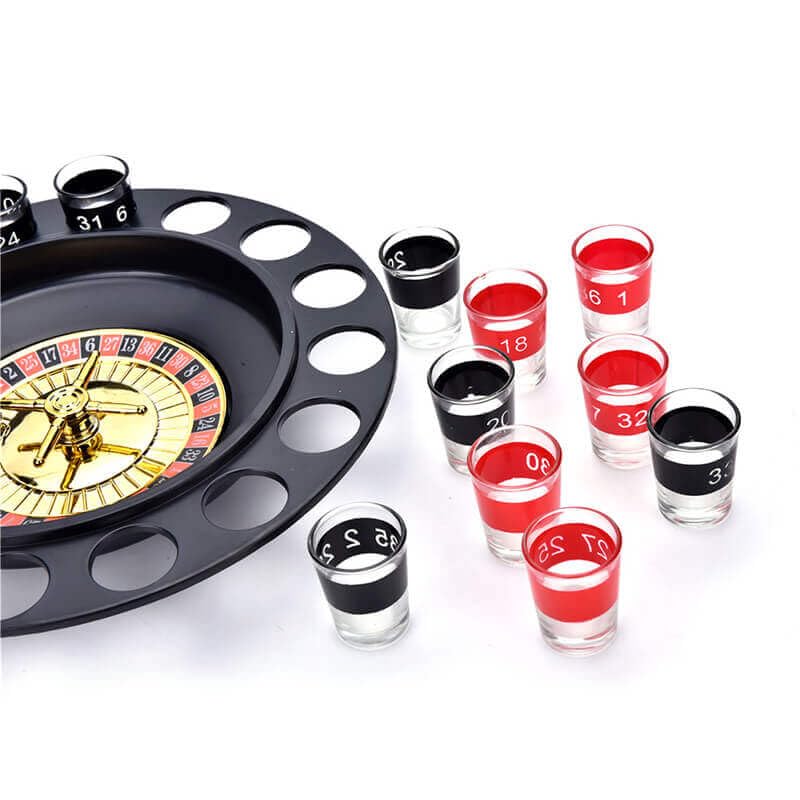 Image of Awestuffs Fun Games for Adults & Game Night Party Games (Drinking Roulette)