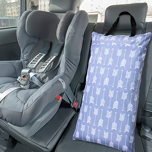 image for Remagr 4 Pack 28 x 16 Travel Wet Dry Cloth Diaper Bag Reusable Hanging