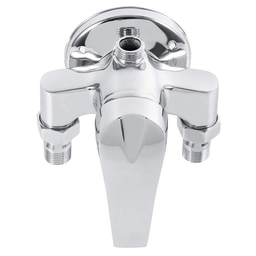 Cocoarm Valvola Miscelatore Doccia, G1/2 Filettatura Esterna, Acqua Calda e Fredda, Montaggio a Parete, per Bagno