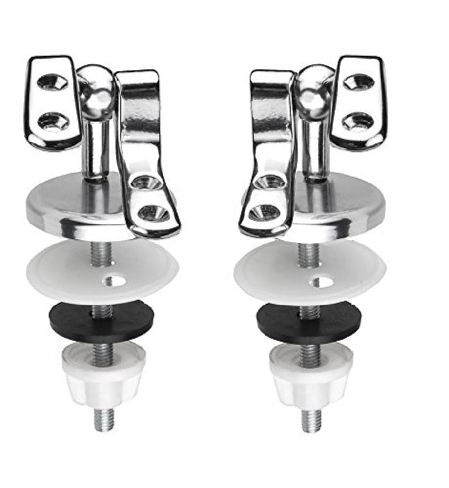 Cornat Silber Tec364891 Toilet Seat Hinge With Mounting - Clear
