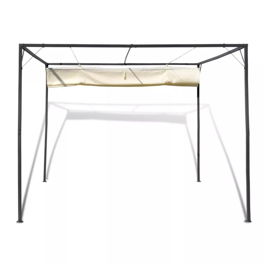 Gartenpavillon mit versenkbarem Dach, XIAOGUANG Pop-Up Partyzelt, Festzelt, Pavillon, Garden Decoration, Canopy Tent, Lagerzelt, Pavillon,