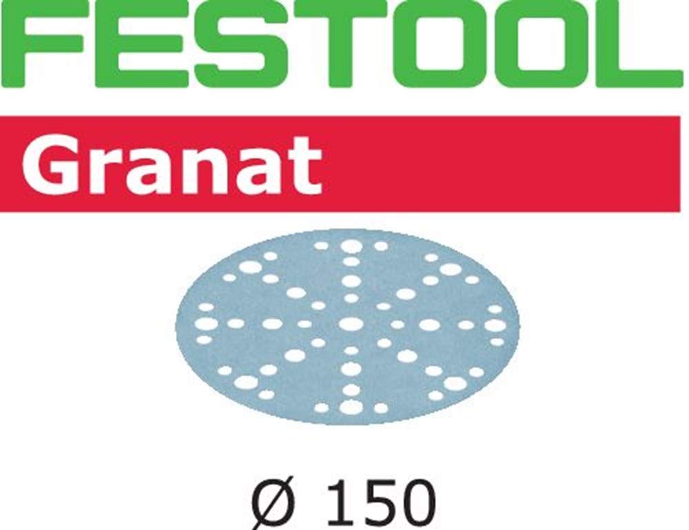 Festool MJ2 - Discos abrasivos (granate, diámetro 150/48, P40-1500, 50/100 unidades)