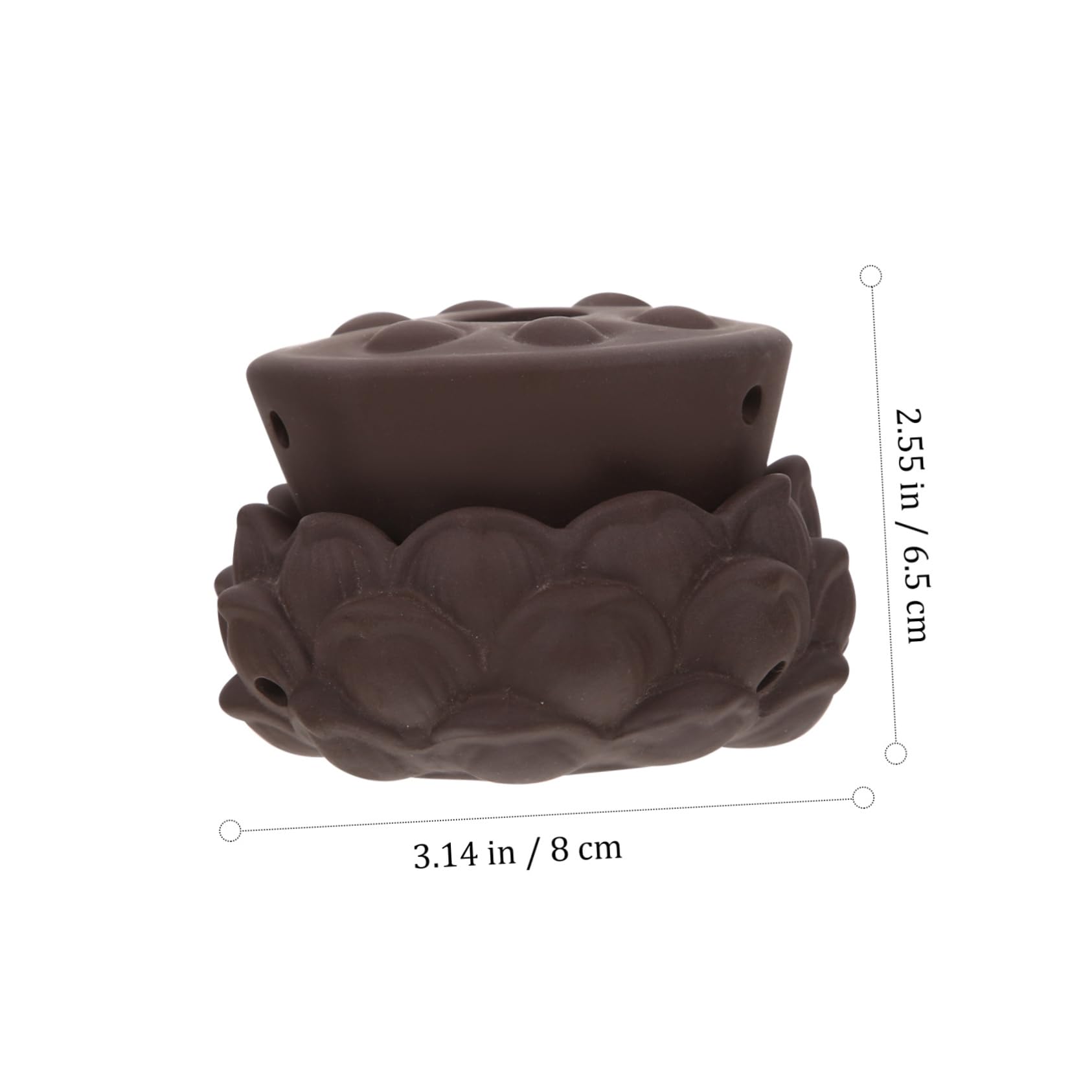 FRCOLOR Smokeless Moxa Box Moxibustion Therapy for Care Navel Moxibustion Pot Health Product