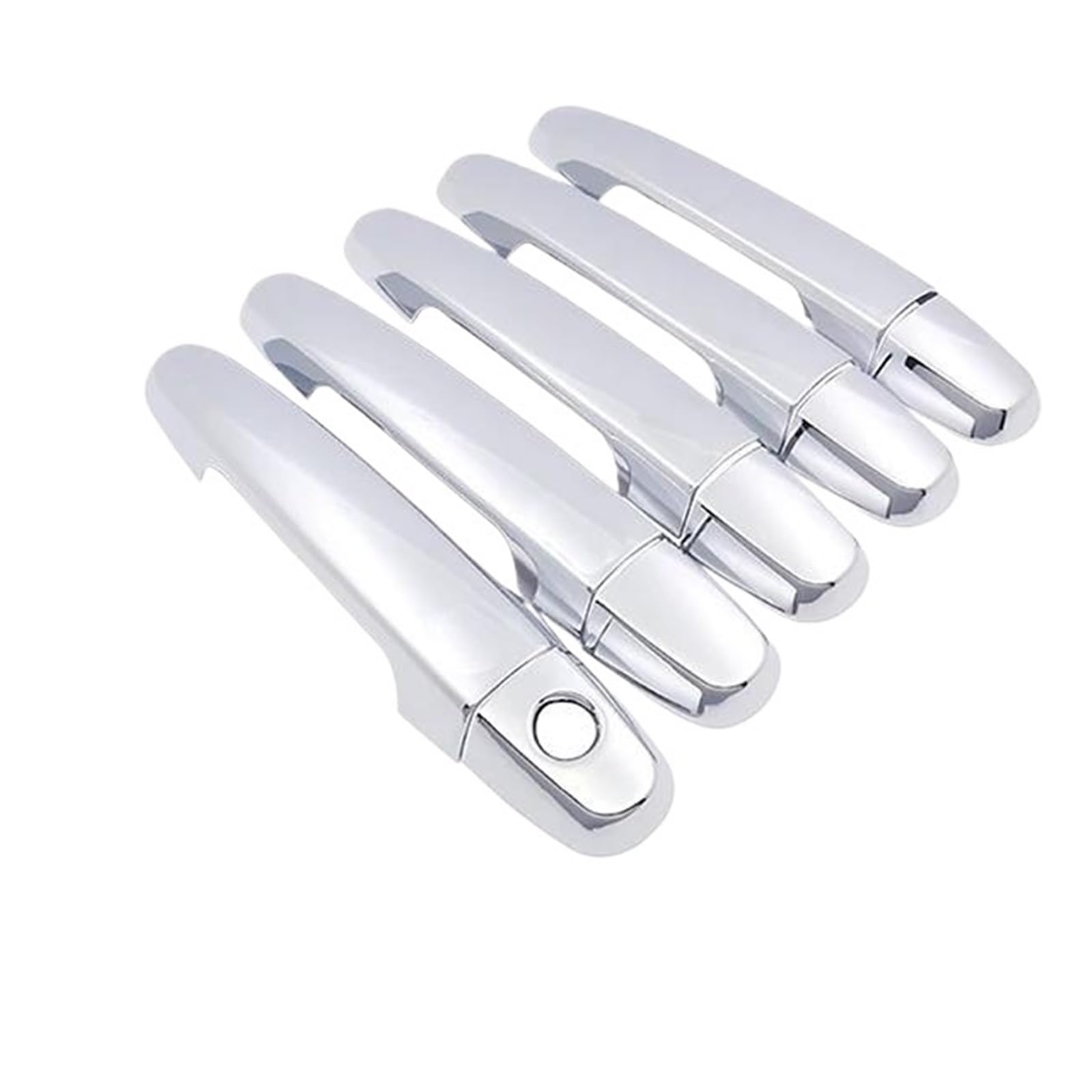Atgcbcauf Handle No Button Chrome Car Door Handle Cover Trim Cap For Toyota Rav4 Xa30 2006 2007 2008 2009 2010 2011 2012 Car Exterior Door Handles