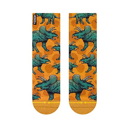 MERGE4 Colby Phillips Triceratops Youth Unisex Crew Kids Sock