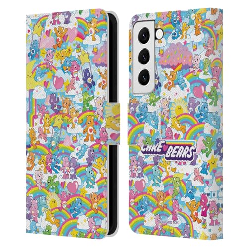 Funda de cuero Samsung S22 5G Care Bears accesorio de moda con tarjetero
