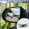 2 Piezas Espejos Punto Ciego para Auto Forma de Corazón, Espejo Lateral para Auto Ángulo Ajustable Removible Gran Angular Convexo Retrovisor para Mayor Seguridad Universal Adhesivo, Accesorios para Autos SUVs 8