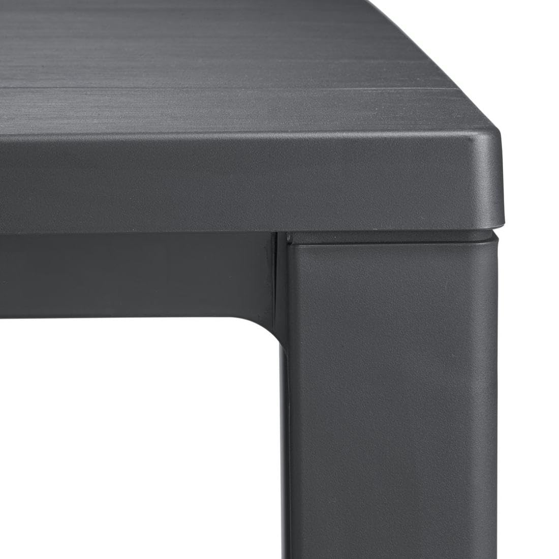 Keter Julie Table Double Composition Table d'extérieur Graphite