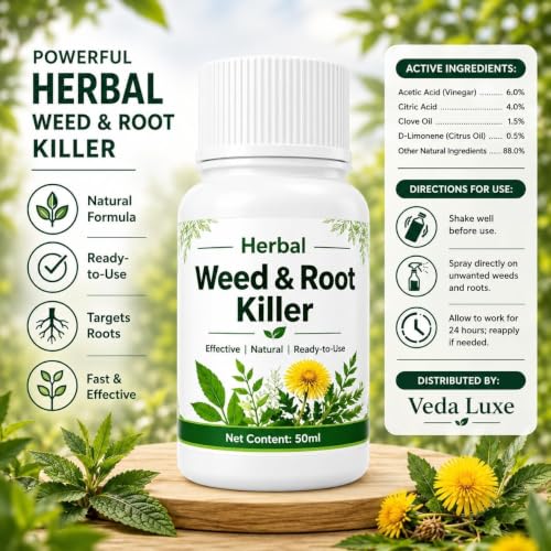Image of Power Weed Control Liquid 50ml | Ready-to-Use Herbicide | Outdoor Weed & Root Management for Gardens, Lawns, Pathways & Driveways