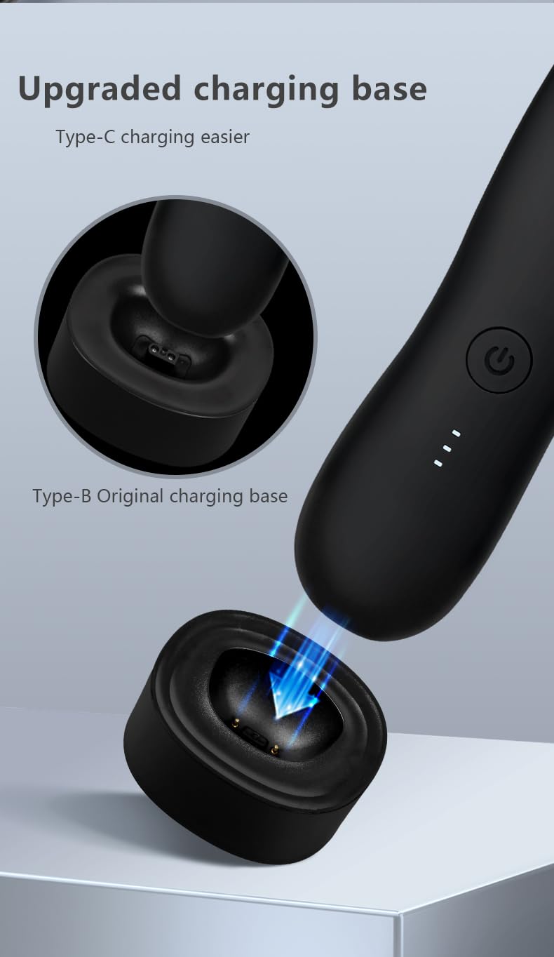 Manscape - Recortadora de vello corporal para hombres y mujeres, recortadora recargable de alta velocidad de 7000 rpm, impermeable, inalámbrica, con 4 peines guía (3/6/9/12 mm), hoja