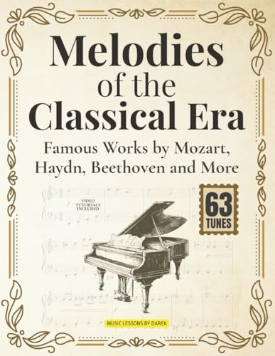 Melodies of the Classical Era: Famous Works by Mozart, Haydn, Beethoven and More | Timeless Piano Classics in Easy Arrangements | Gluck Dittersdorf Boccherini Ogiński Salieri Kuhlau Clementi Hummel