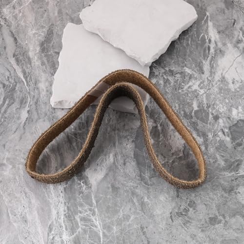 The Lord of the Tools 40 X 760 Mm Nylon-Schleifband Körnung 150 Vlies-Schleifband Zum Schleifen von Metall (braun)