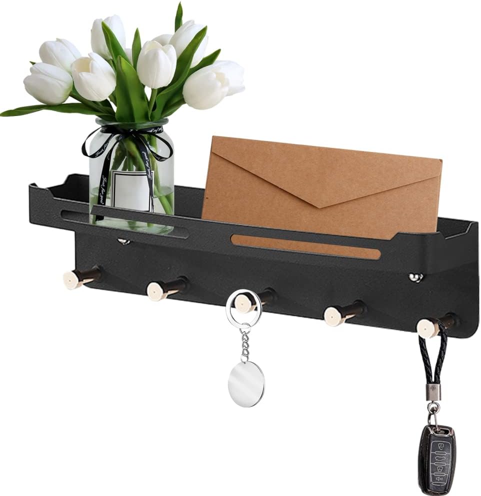 Key Holder for Wall, NailFree Key Holder Self Adhesive Key