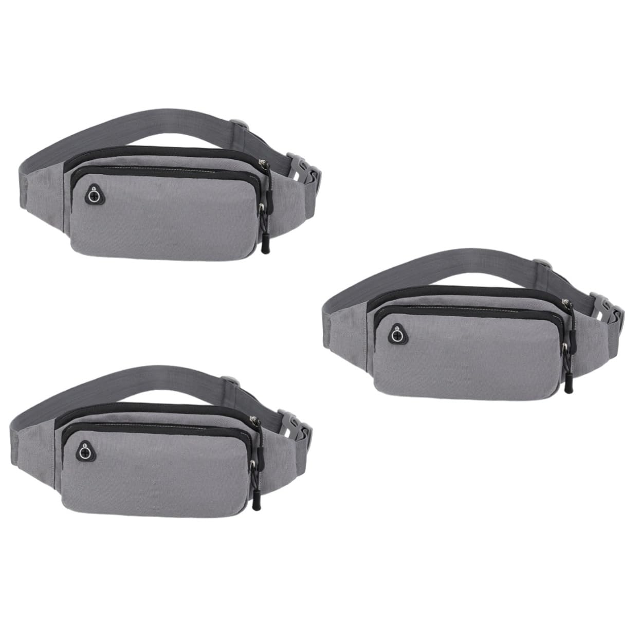 BESPORTBLE 3 Pièces Pochette De Taille Portefeuille De Taille Pour Le Voyage Sacs De Taille Bandoulière Bandoulière Sac De Ceinture Téléphone Sac De Taille De Stockage Fitness Mains
