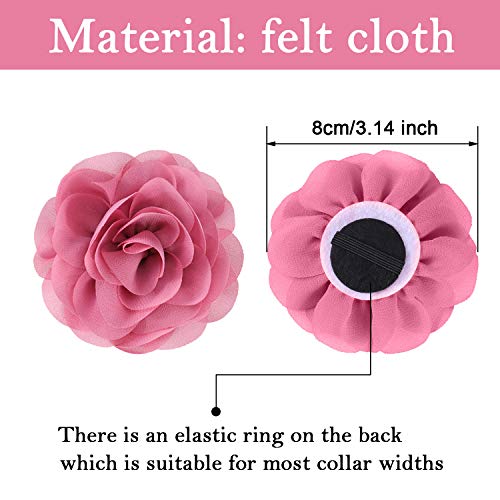 8 Pieces Dog Flowers Collar Pet Collar Flowers Dog Charms Flower 8 Cm Cat Flower Collar Pet Bow Tie Flowers For Dog Collar Cat Puppy Dog Collar Grooming Accessories (Multi-Color) #TOP2