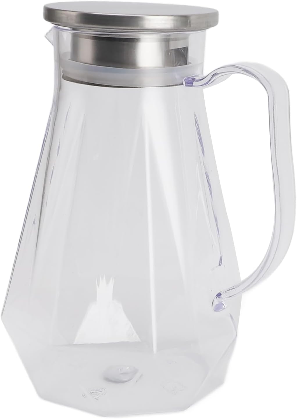 Cold Water Kettle, 1500ml Heat Water Pitcher and Comfortable Handle with Lid for Milk (Style 2)