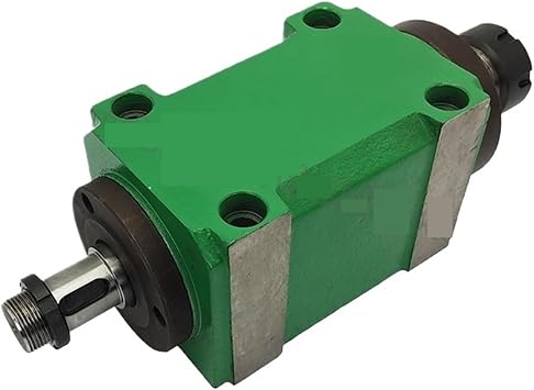 Spindle Power Head ER32 Spindle Milling Boring Power Head Spindle Head 3000-8000rpm Center Height 48mm High Speed Waterproof 5 Bearings CNC Machine Lathe Tool SpindleER32-1