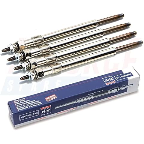 4 Pcs Heater Glow Plugs Intended For NISSAN Qashqai/Qashqai+2, Pulsar, NV200, Note, Micra, Juke, Cube 1.5 dCi (2006 - Onwards) 1106500Q0E, 8200682592 - AUTORCE Cover