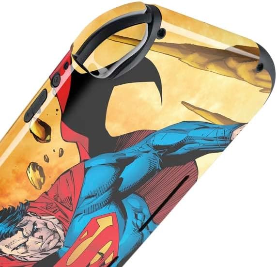 Skinit Decal Gaming Skin Compatible with Nintendo Switch Lite - Officially Licensed DC Comics Superman Action Pose Art by Jim Lee Design image 3