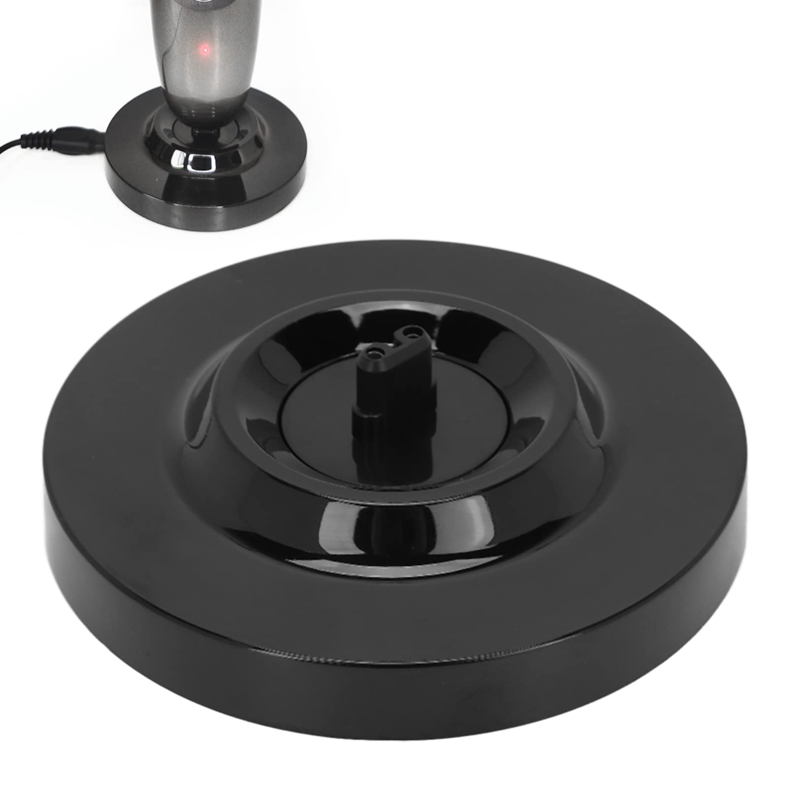 Soporte de Carga para Afeitadora, Nivel de Carga de Afeitadora Eléctrica Universal, Forma Redonda, Diseño de Ranura Profunda Amplia Y Hermosa, Base de Carga de Afeitadora Eléctrica para Hombres, Color