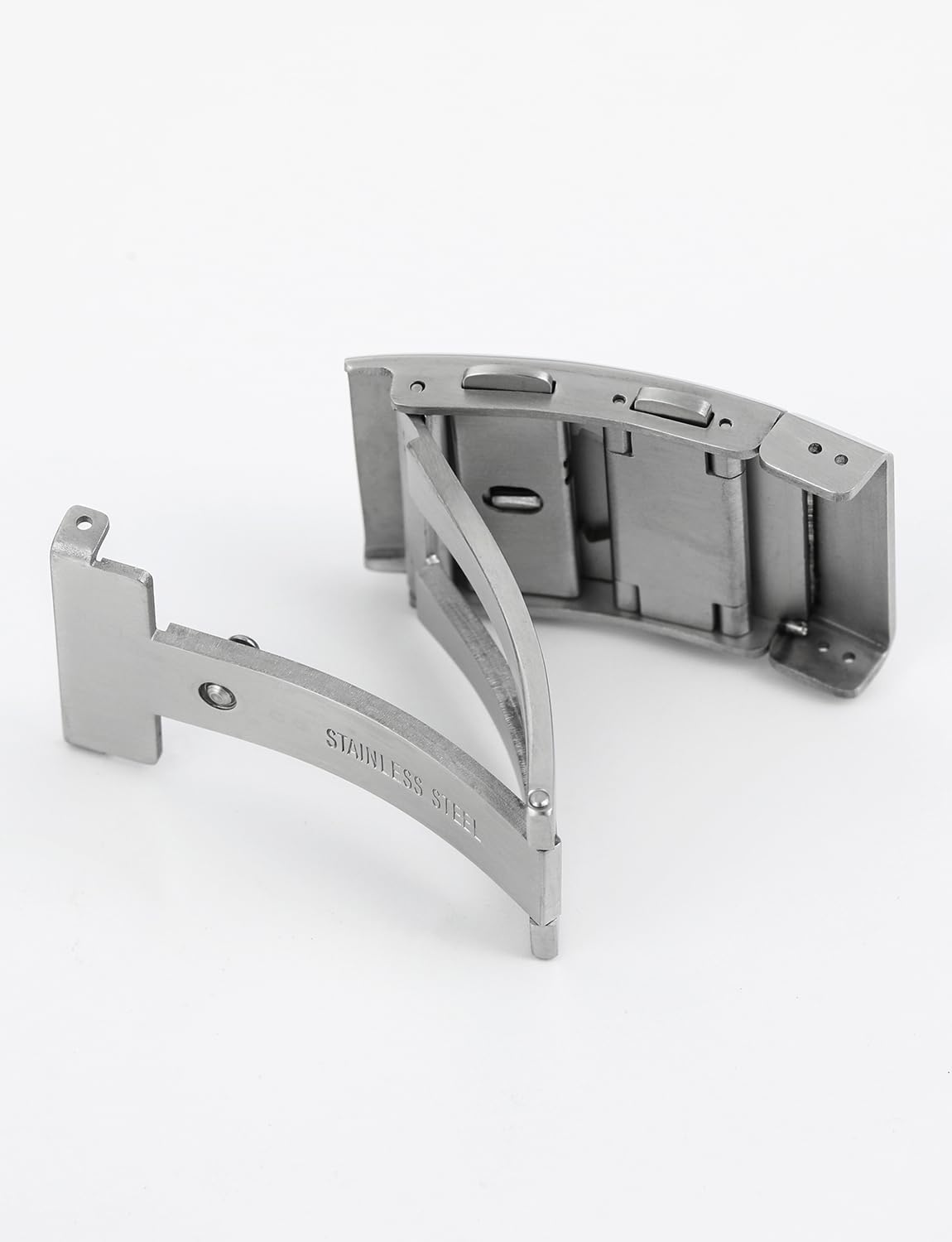 Watch Clasps Stainless Steel Watchband Milled Clasp Folding Deployment Clasp Replacement for Watch Strap 16 mm 18 mm 20 mm 22 mm