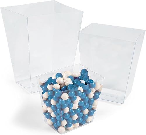 Miniatura 2 de Fun Express Juego de 6 cuencos de dulces para bufé de dulces, 3 tamaños diferentes, 2 de cada tamaño, ideal para bodas, cumpleaños, eventos de