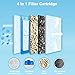 16 Pack Medium Fish Tank Filter Cartridges Compatible with Tetra Whisper Bio-Bag Filters Medium Replacement Filter Cartridges for Whisper ReptoFilter and 10i IQ10 PF10 Power Filters -Ready to Use