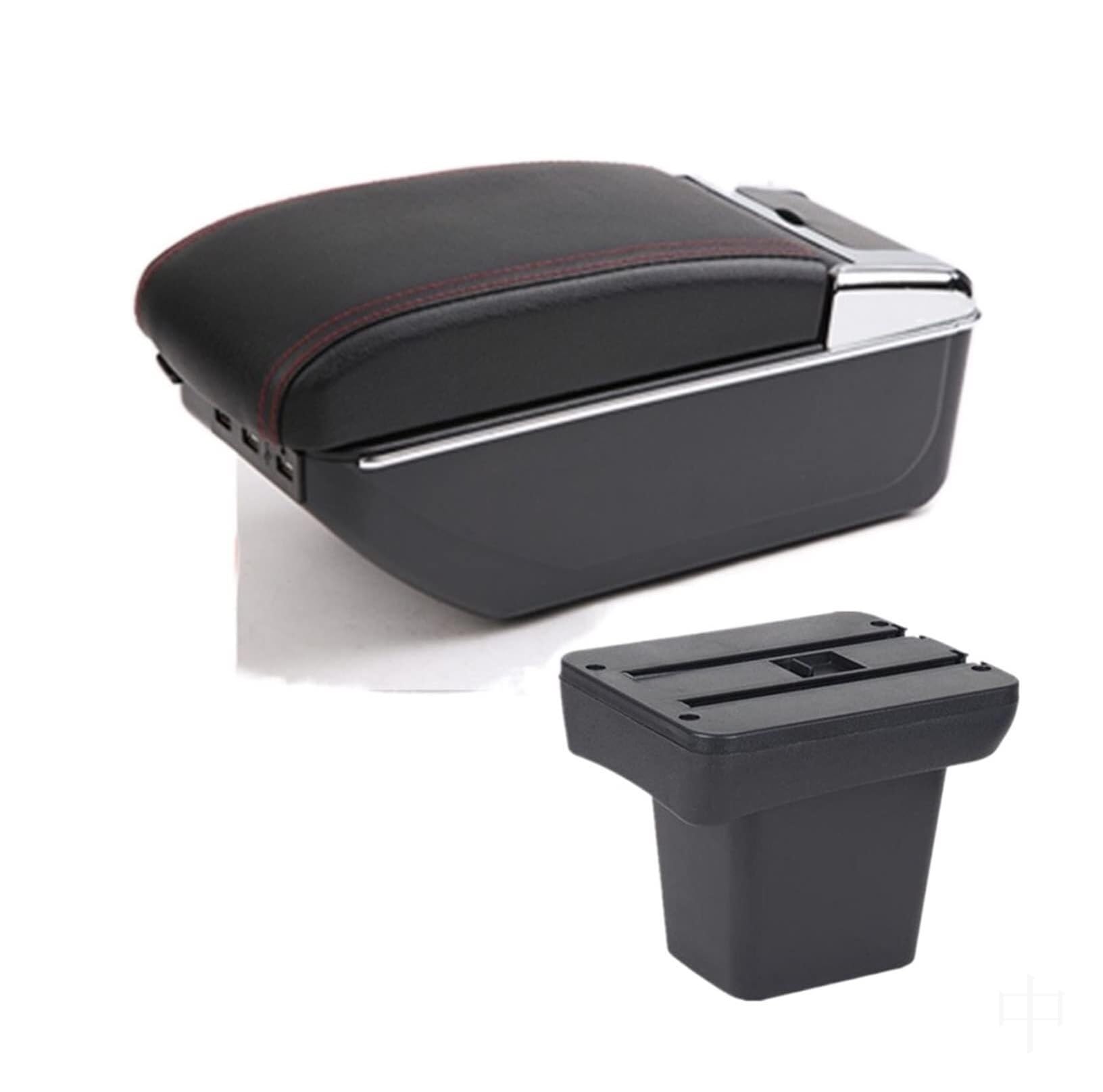 GTDTKGANAK Storage Box For Land For Rover For Freelander 2 Car Armrest Storage For Box With USB(D1 7usb)