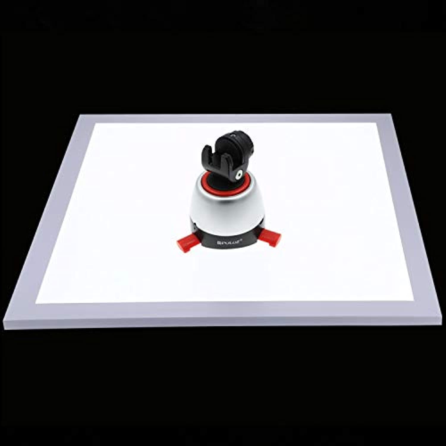 PULUZ1200LM LED Photography Shadowless Light Lamp Panel Pad with Switch, Acrylic Material, No Polar Dimming Light, 34.7cm x 34.7cm Effective Area