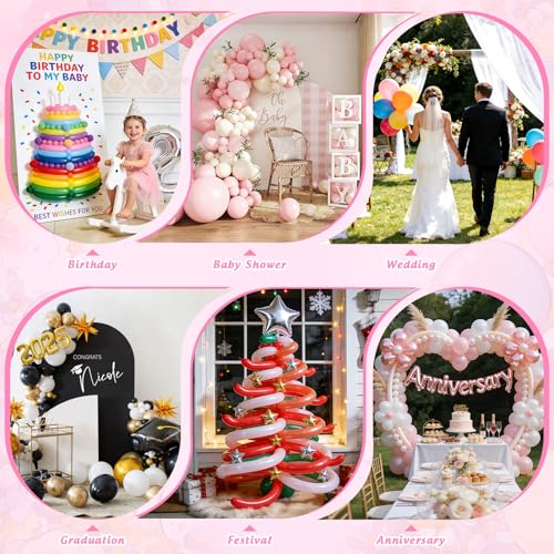 Image of IDAODAN Electric Balloon Pump, Portable Electric Balloon Blower Machine Inflator Air Pump for Party Decorations