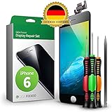 ✅KOMPLETTES DISPLAY-AUSTAUSCH-SET: Kratzer im Display? Handy kaputt? Retina-Screen inklusive Glas, LCD, Replacement-Touchscreen schnell austauschen mit Werkzeug, Anleitung für Reparatur & magnetischer Schraubenkarte.