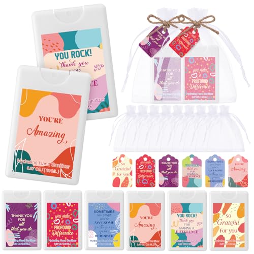 Image of 36 Pcs Mini Sanitizer Spray Bulk Travel Size Portable, Pocket, White
