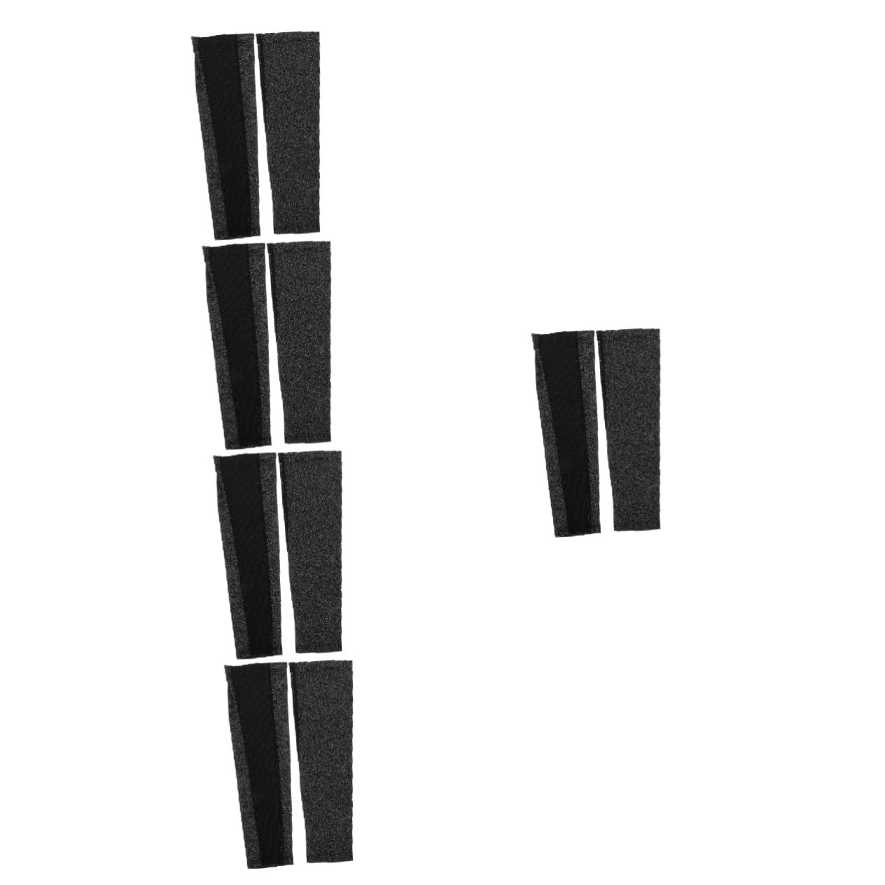 ibasenice Manga De Protección Solar Elástico Para Manga De Brazo Ultravioleta Manga Protectora Cubrir Hombres Mangas De Brazo Brazos Ciclismo Solar Apoyo Nylon Negro